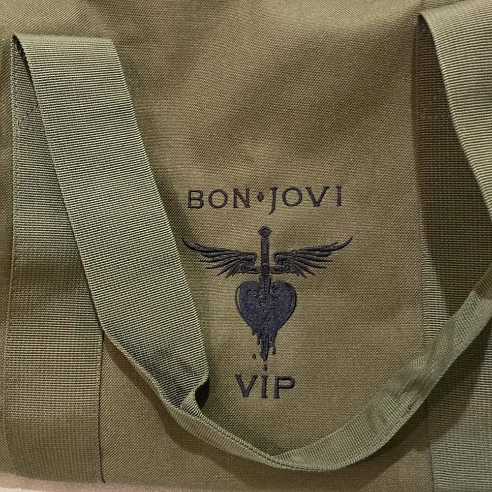 Bon Jovi VIP duffel bag